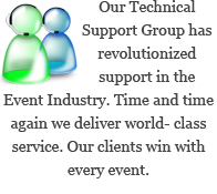 IntelliEvent Lightning Event Rental Software Cycle Support Tech